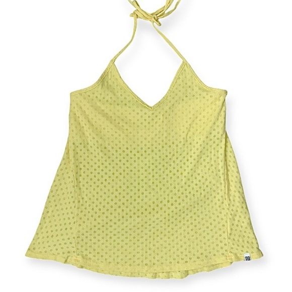 Roxy Y2k Yellow Halter Top - Picture 1 of 7